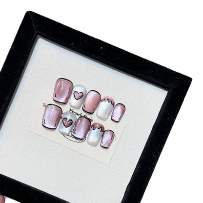 Romantic Press-On Nail Set Acalora