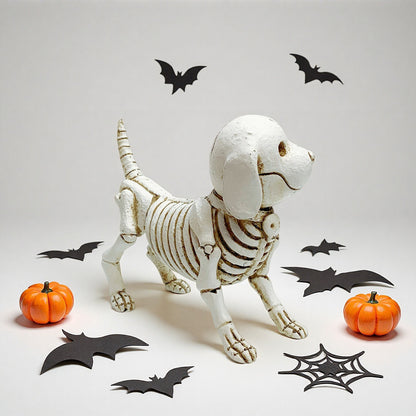 Decorative Dog Skeleton Figurine Acalora