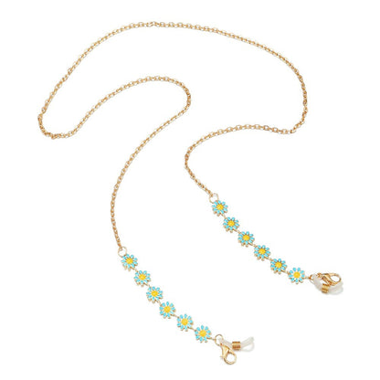 Floral Charm Eyewear Chain Acalora