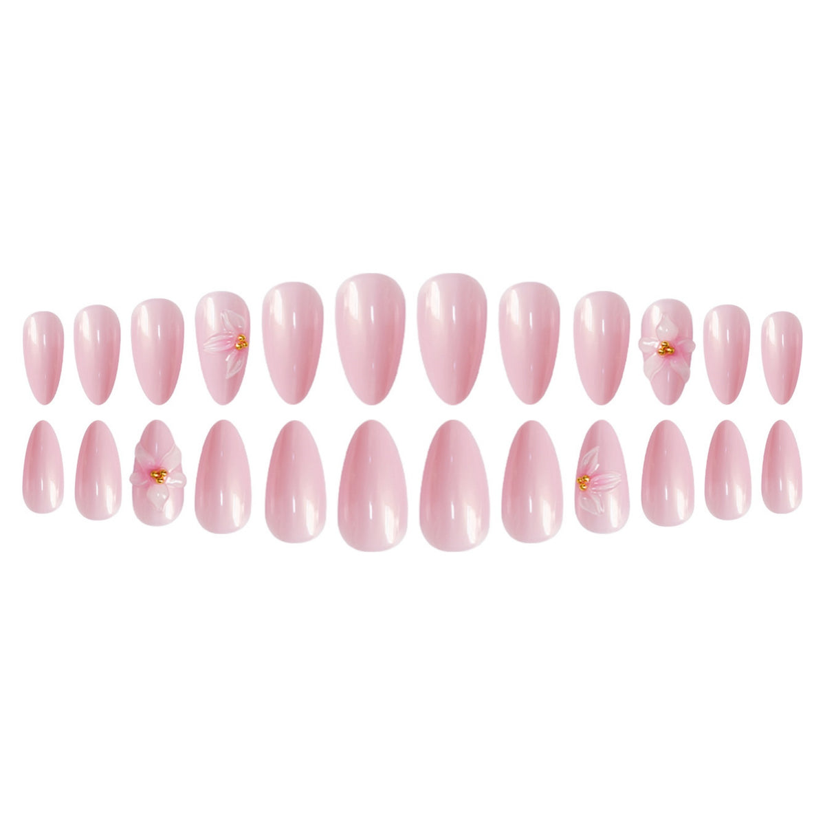 Elegant Floral Nail Art Acalora