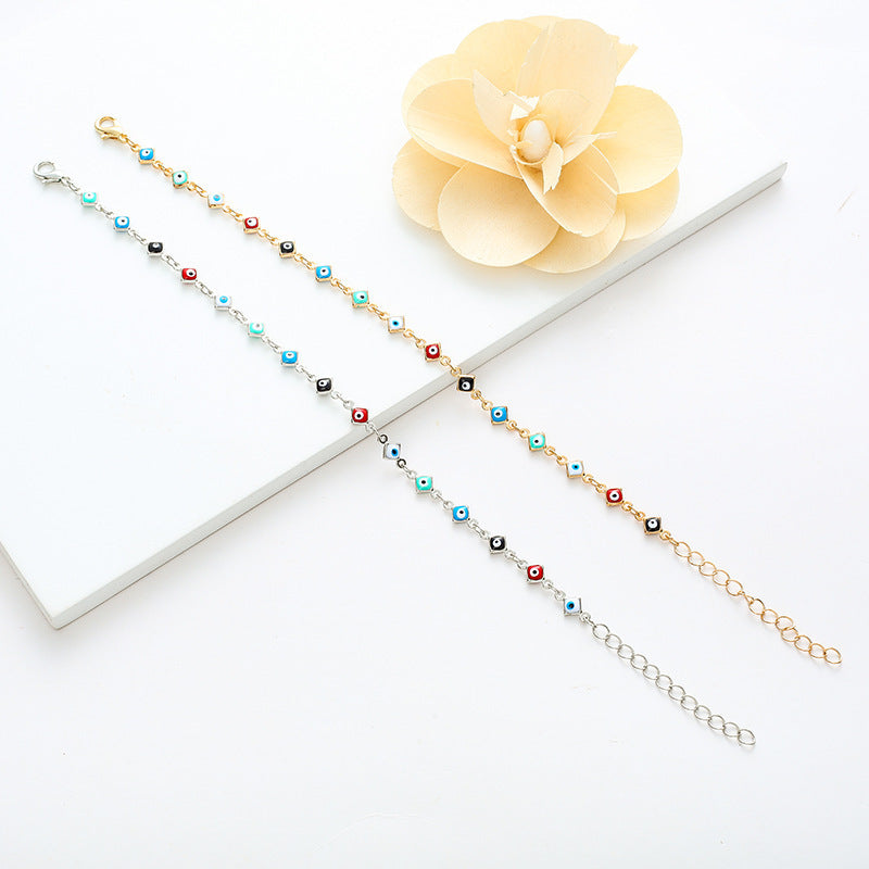 Multi-Colored Evil Eye Bracelet Acalora