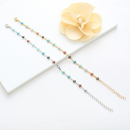 Multi-Colored Evil Eye Bracelet Acalora