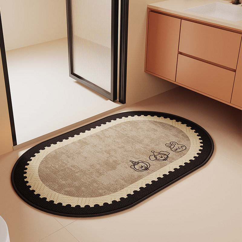 Absorbent Bathroom Rug