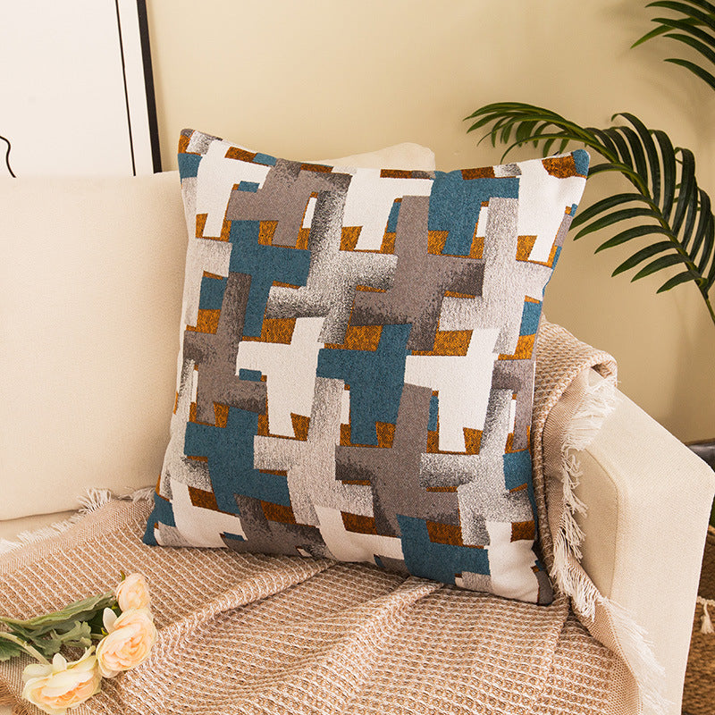 Decorative Dot Print Throw Pillow