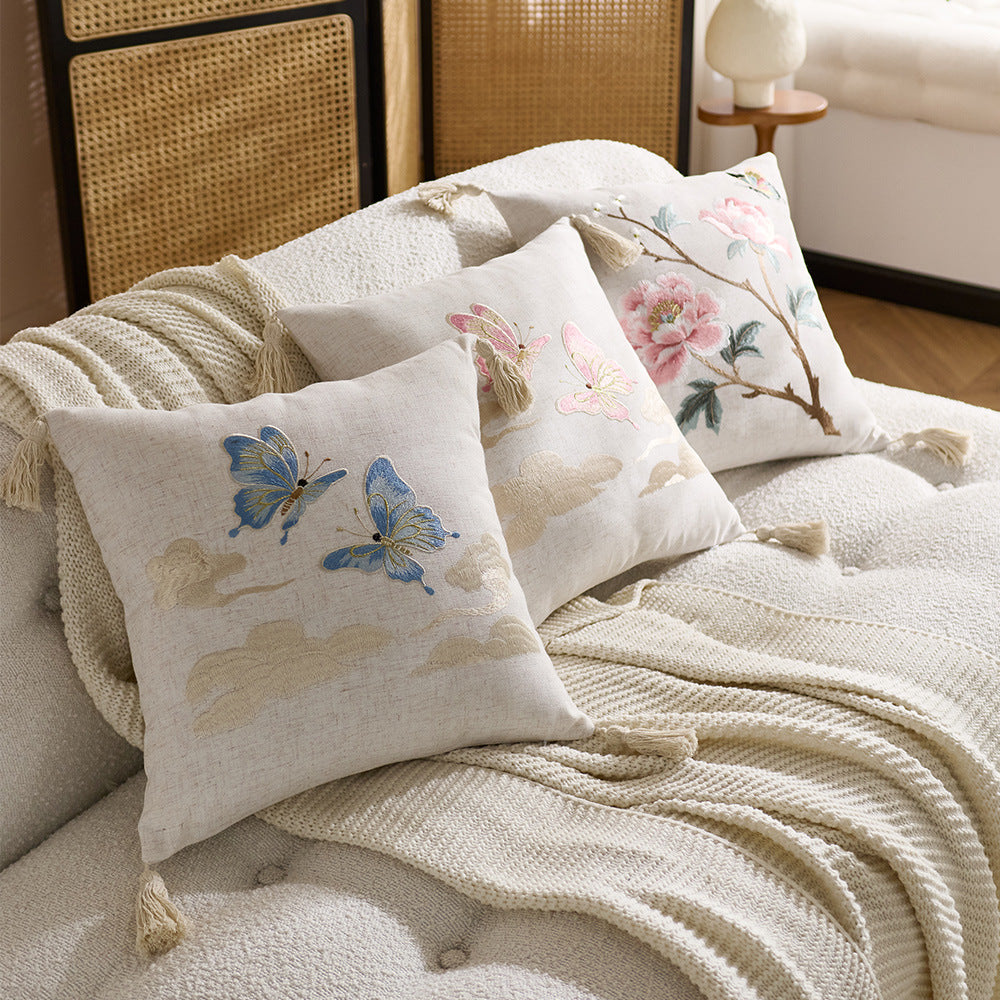 Embroidered Decorative Cushion