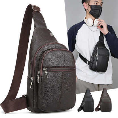 Premium Leather Sling Backpack Acalora