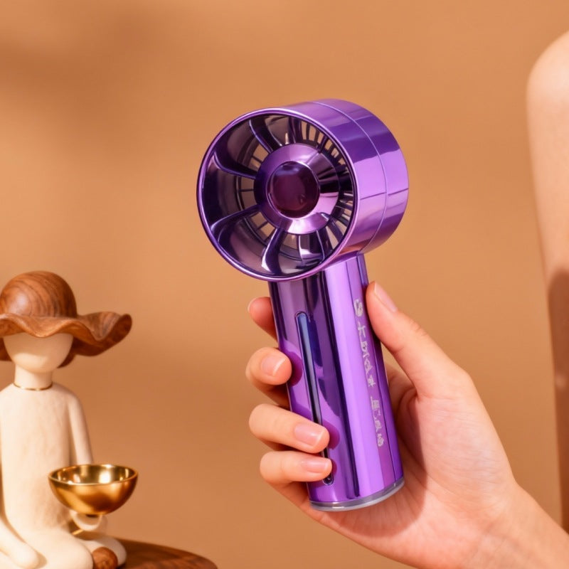 Women's portable spray fan with USB port and ergonomic handle Brehn