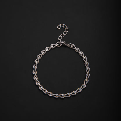 Elegant Geometric Link Bracelet Acalora