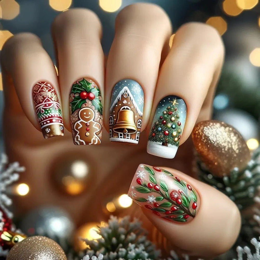 Christmas Art Nails Set Acalora