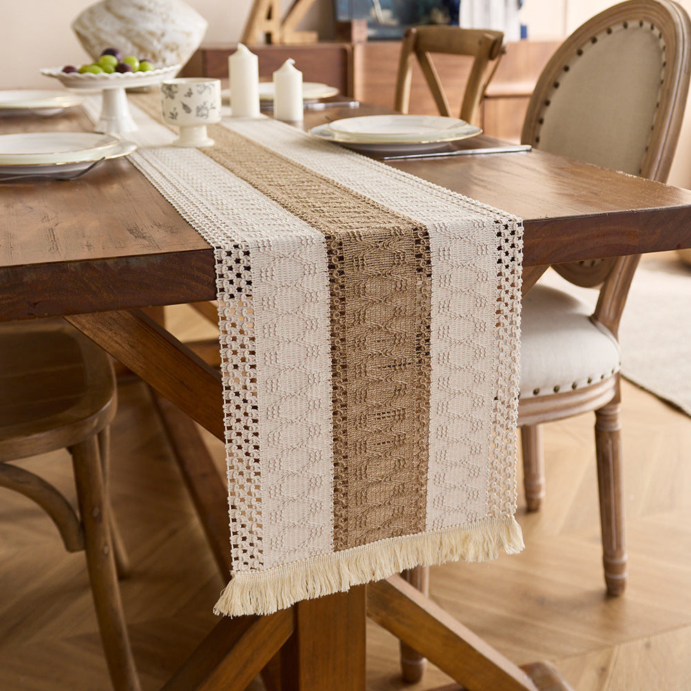 Artistic Woven Table Runner