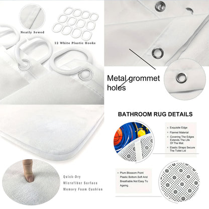 Creative Universe-Themed Bathroom Set