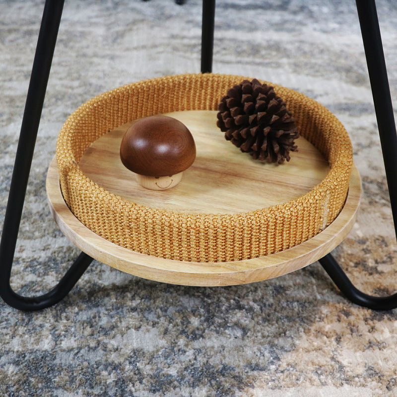 Decorative Round Woven Coffee Table Acalora