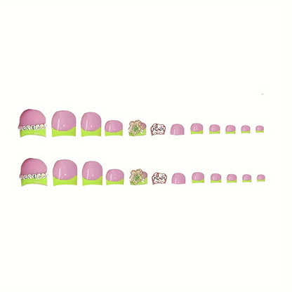 Glamorous Floral Nail Art Acalora