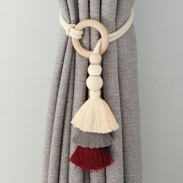 Decorative curtain holder with tassels Acalora