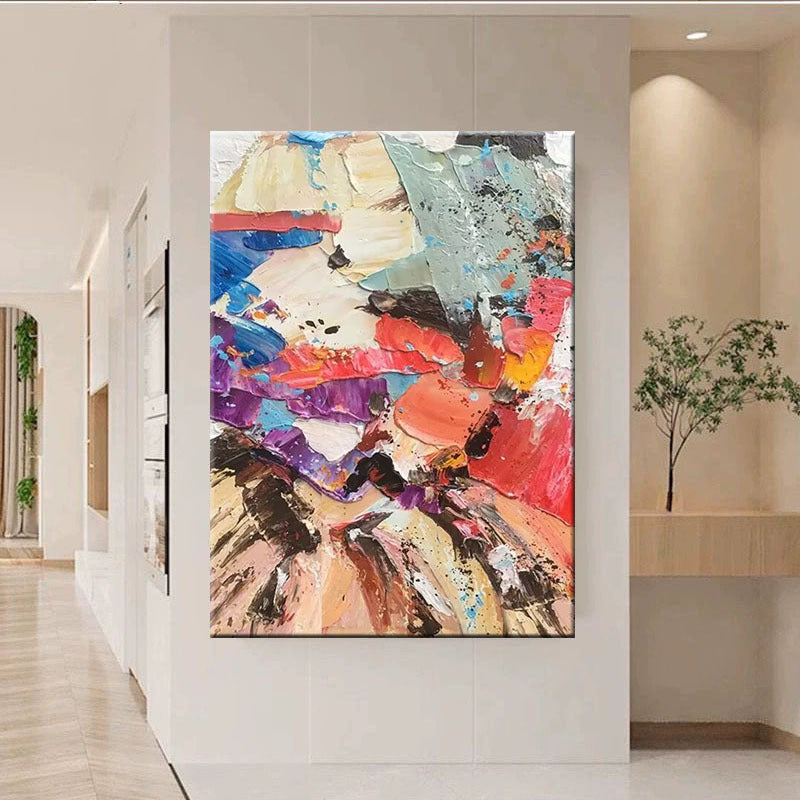 Abstract Expressionist Acrylic Canvas Artwork