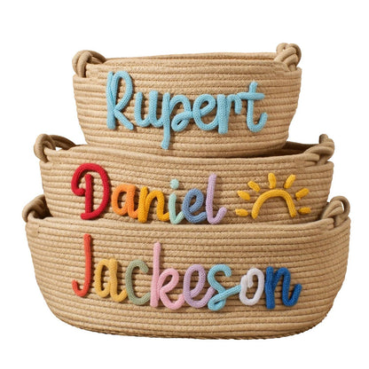 Playful Storage Basket in Bunny Design Acalora