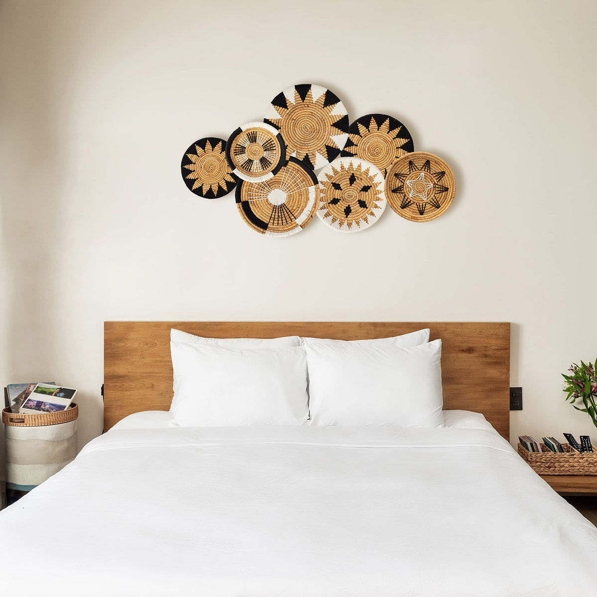 Round Table Coaster Made of Natural Materials Acalora