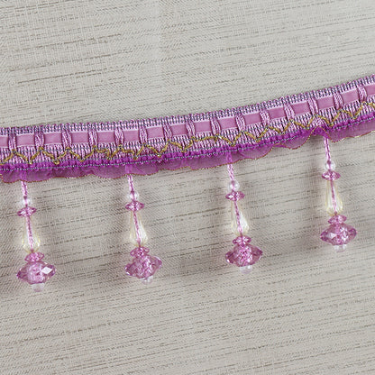 Decorative lace trim with pearls Acalora