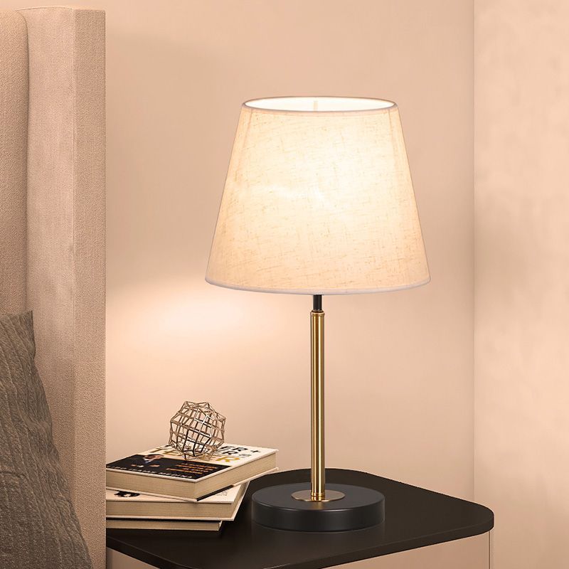 Modern Linen Shade Table Lamp
