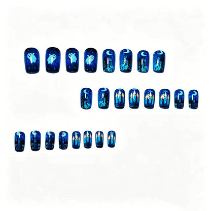 Artistic Halloween Themed Nail Art Acalora