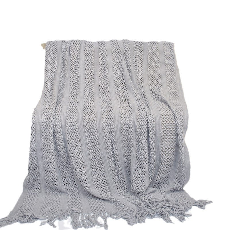 Textured Weave Throw Blanket