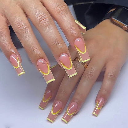 Artificial nail set with unique patterns Acalora