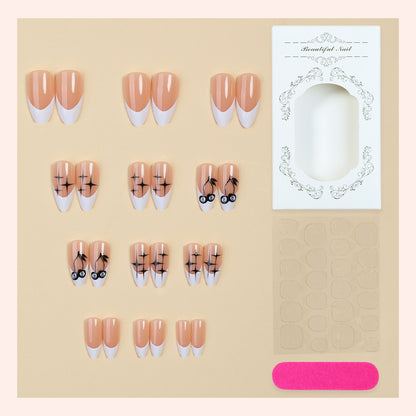 Artistic Press-On Nail Collection with Unique Pattern Designs Acalora
