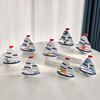 Nautical Sailboat Table Accent