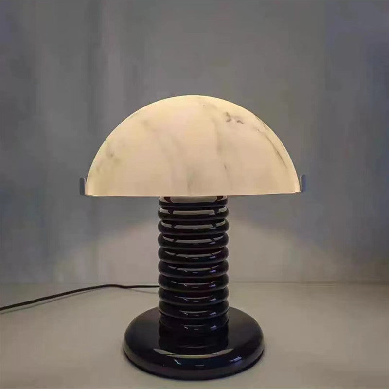 Artistic Table Lamp with Sleek Sculptural Base