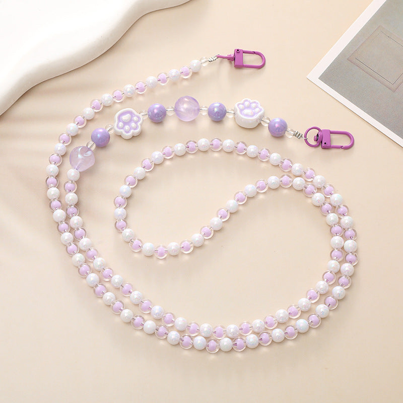 Elegant Pearl and Chain Necklace Acalora
