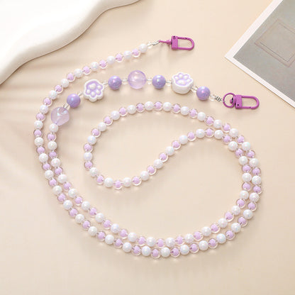 Elegant Pearl and Chain Necklace Acalora