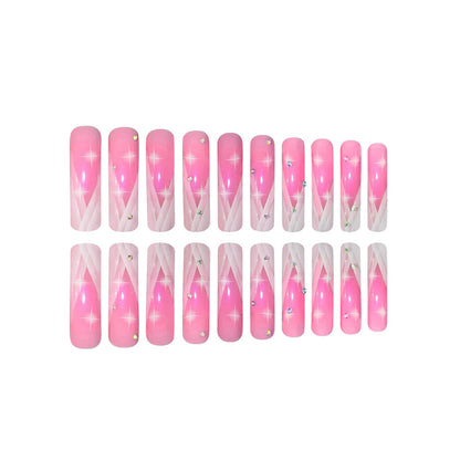 Elegant 3D Gradient Nail Art Acalora