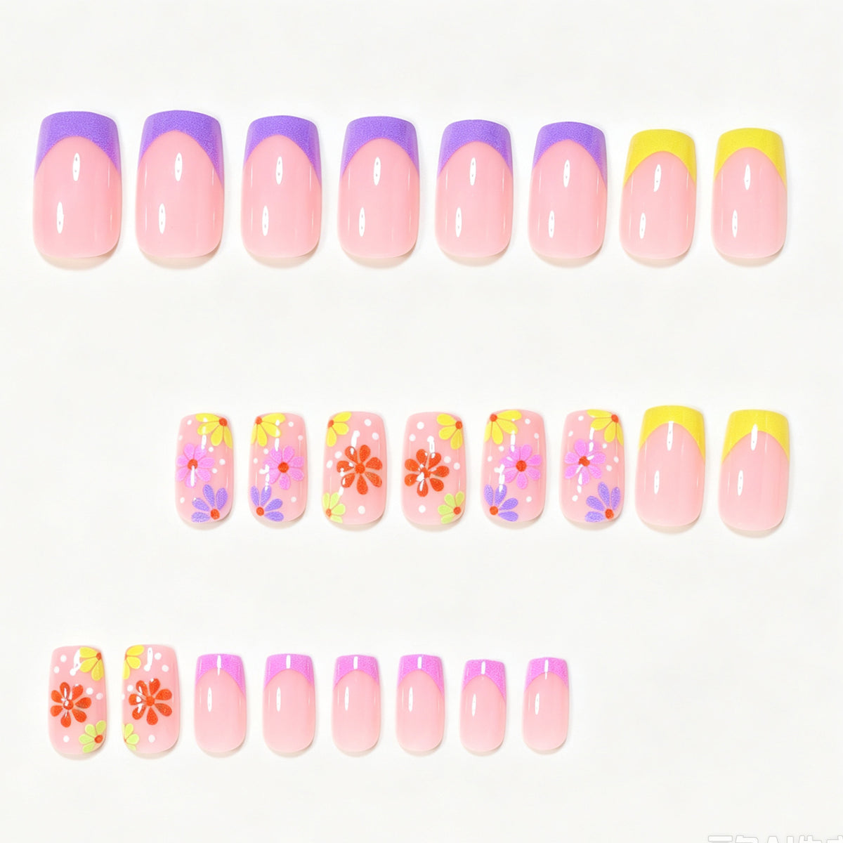 Decorative Floral Nail Art Design Acalora