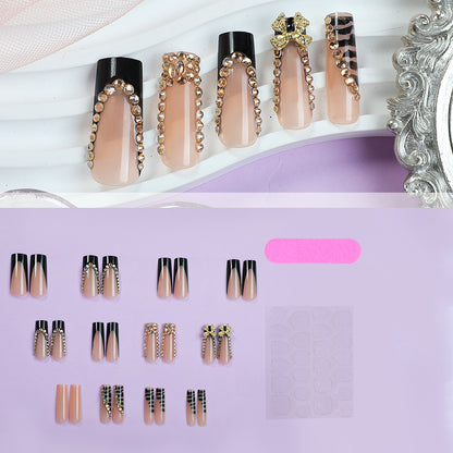 Glamorous High-Gloss Press-On Nail Set Acalora