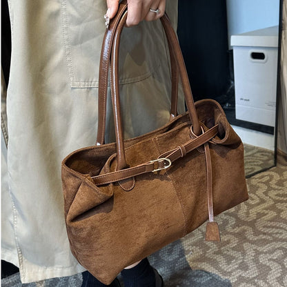 Suede Tote Bag Acalora