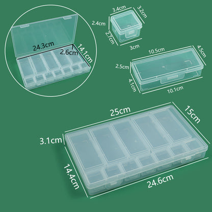 Multi-Compartment Transparent Storage Organizer Acalora