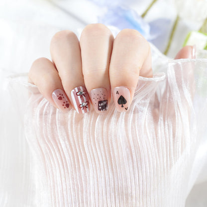 Playful Themed Press-On Nail Set Acalora