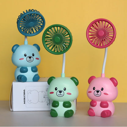 Unisex Cute Mini Handheld Fan with Flexible Head Brehn