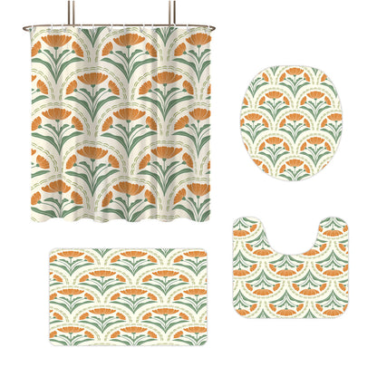 Bohemian-Themed Four-Piece Digital Bathroom Set