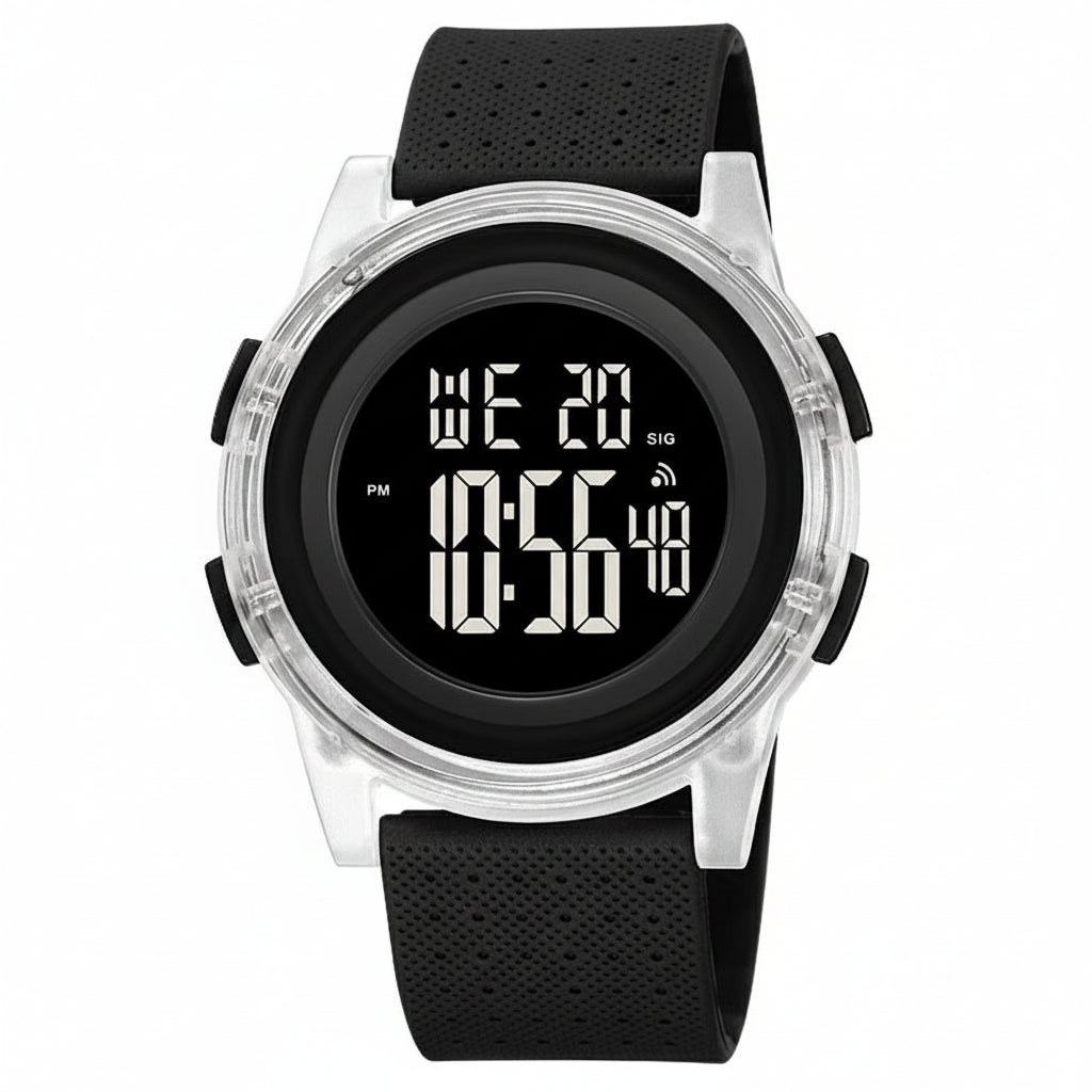 Charlie Ultra-thin, waterproof digital sports watch for men