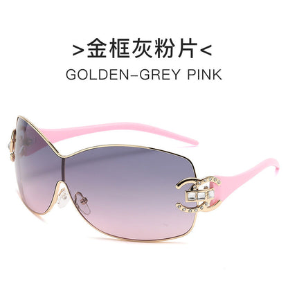 Women's fashion sunglasses with extravagant design and sparkling accents Bowlift