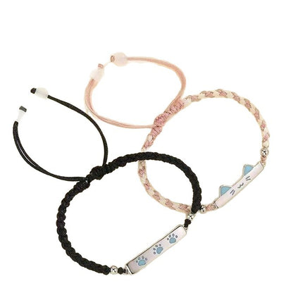 Cute Cat-Themed Charm Bracelet Acalora