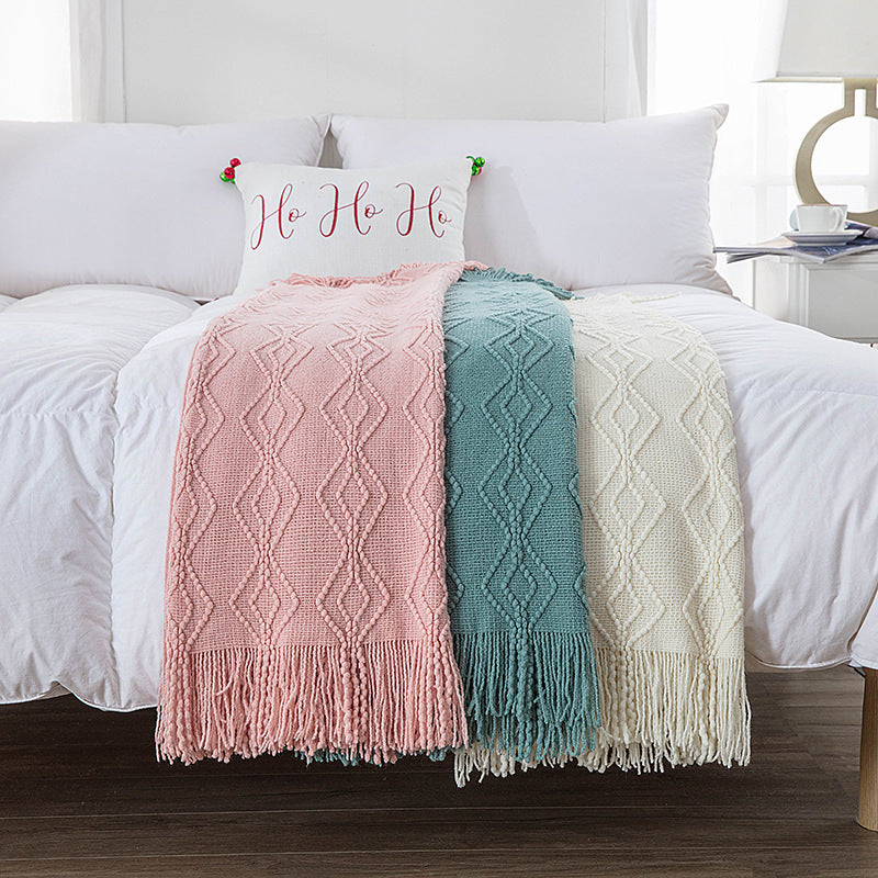 Home Decorative Knit Blanket