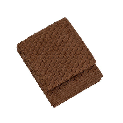 Cozy Knitted Throw Blanket