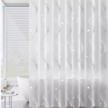 Sheer Textured Shower Curtain