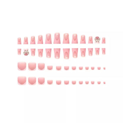 Elegant Acrylic Press-On Nail Art Acalora