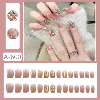 Chic Decorative Press-On Nail Tips Acalora