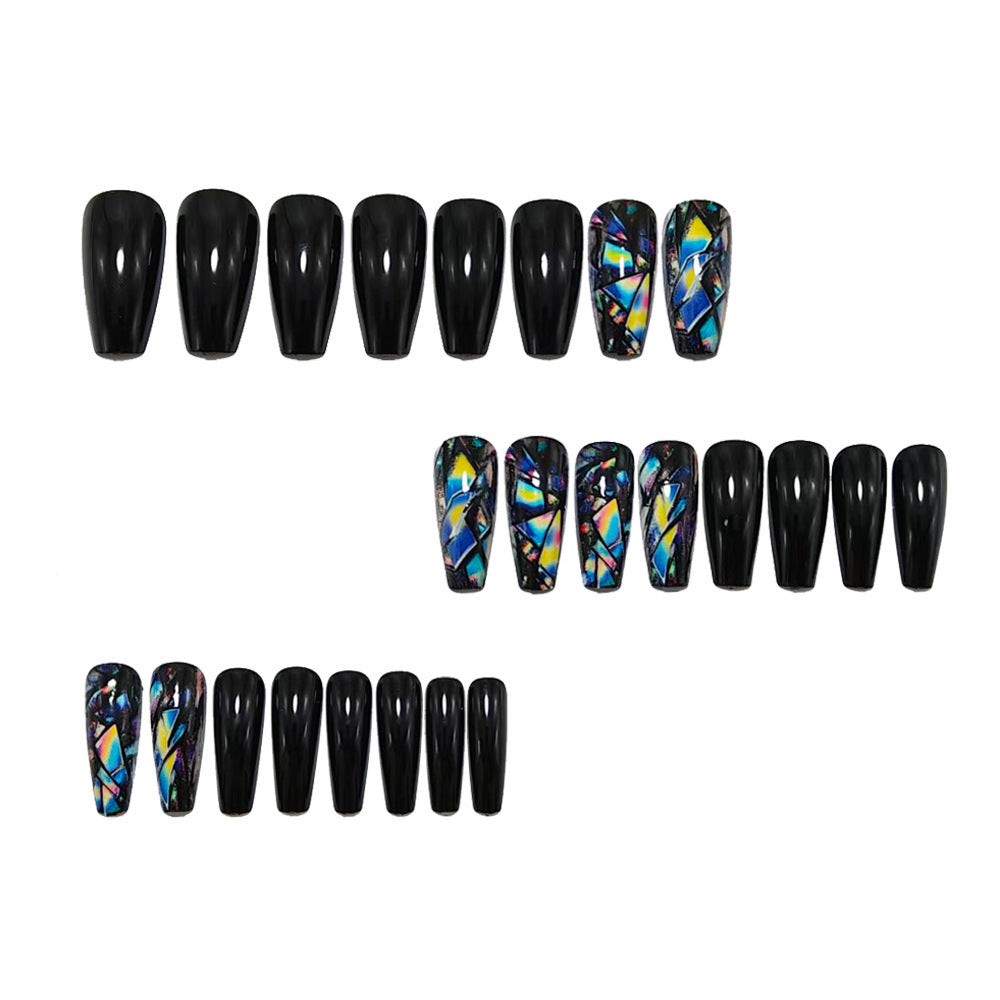 Artificial nails with elegant geometric design Acalora