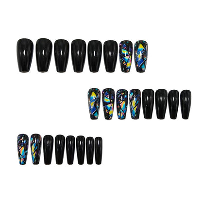 Artificial nails with elegant geometric design Acalora