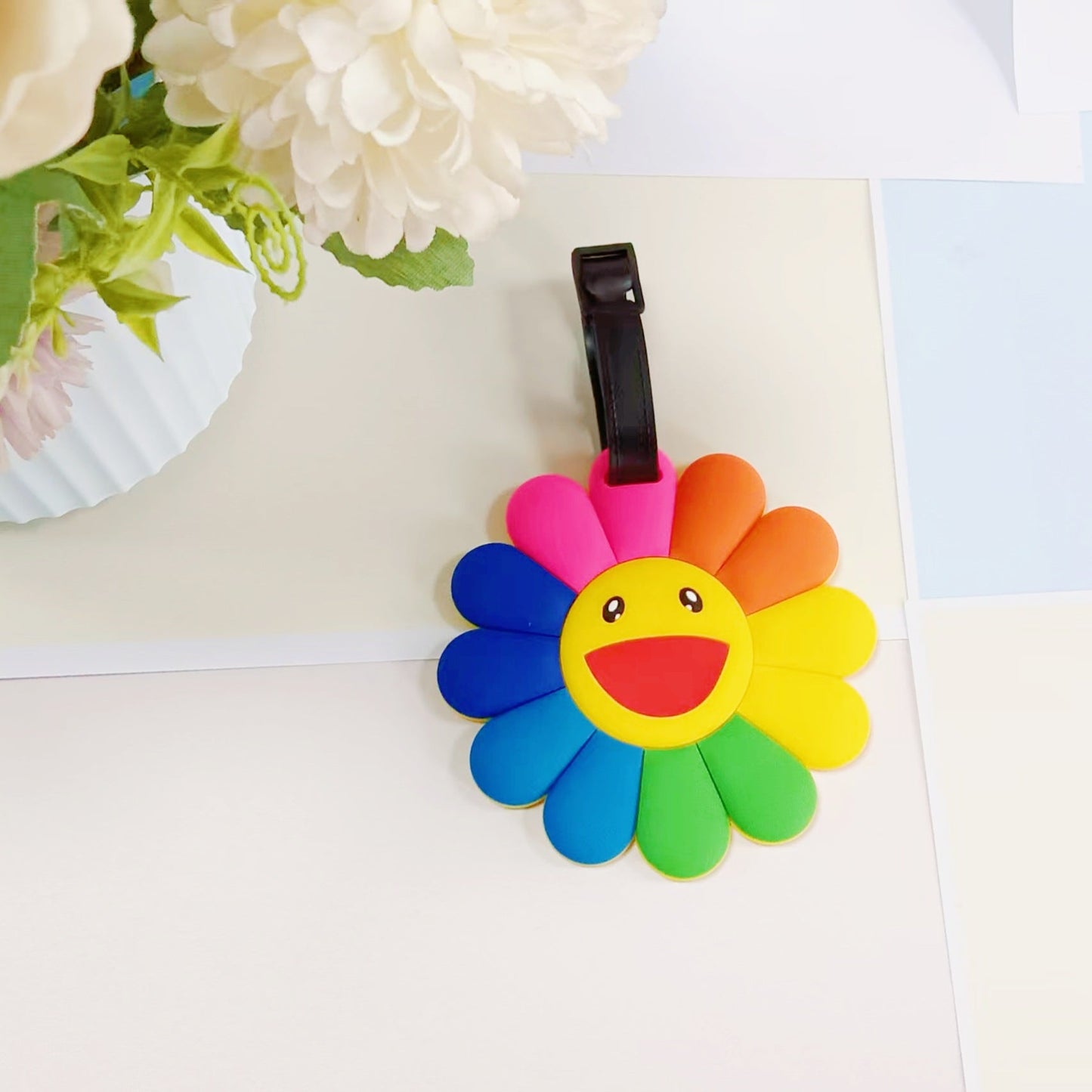 Unisex Luggage Tag in Flamingo Design Skanto